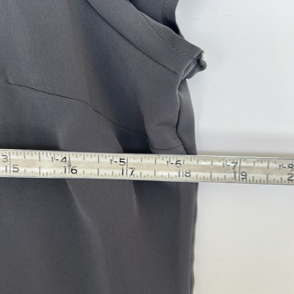NWOT Lands End Cap Sleeve Pleated Blouse - Picture 6 of 7